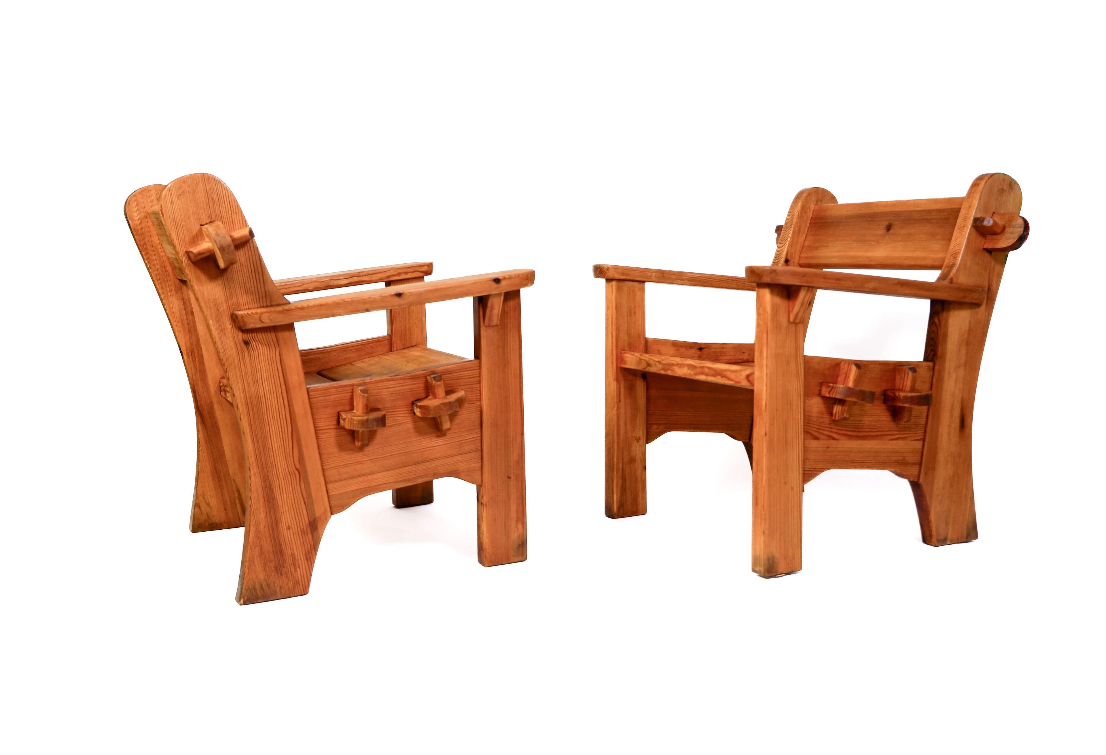 David Rosèn, pair of Berga armchairs for Nordiska Kompaniet, 1944.