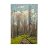 Hsp painting "path in the marshes" g. raingo pelouse (1893 / 1963)