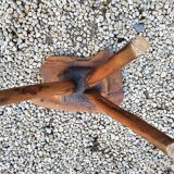 Brutalist tripod stool