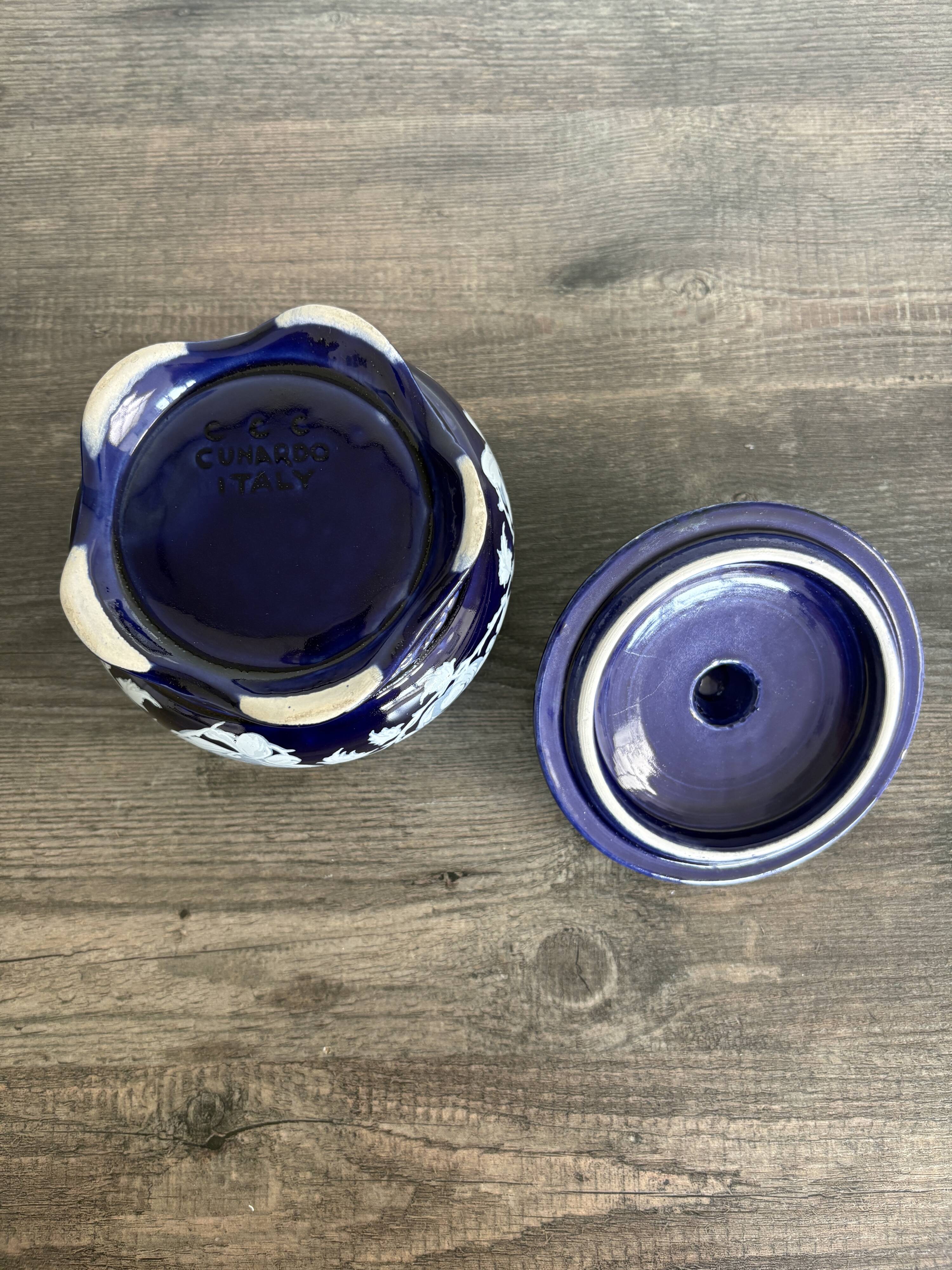 Vintage Italian Blue Ceramics
