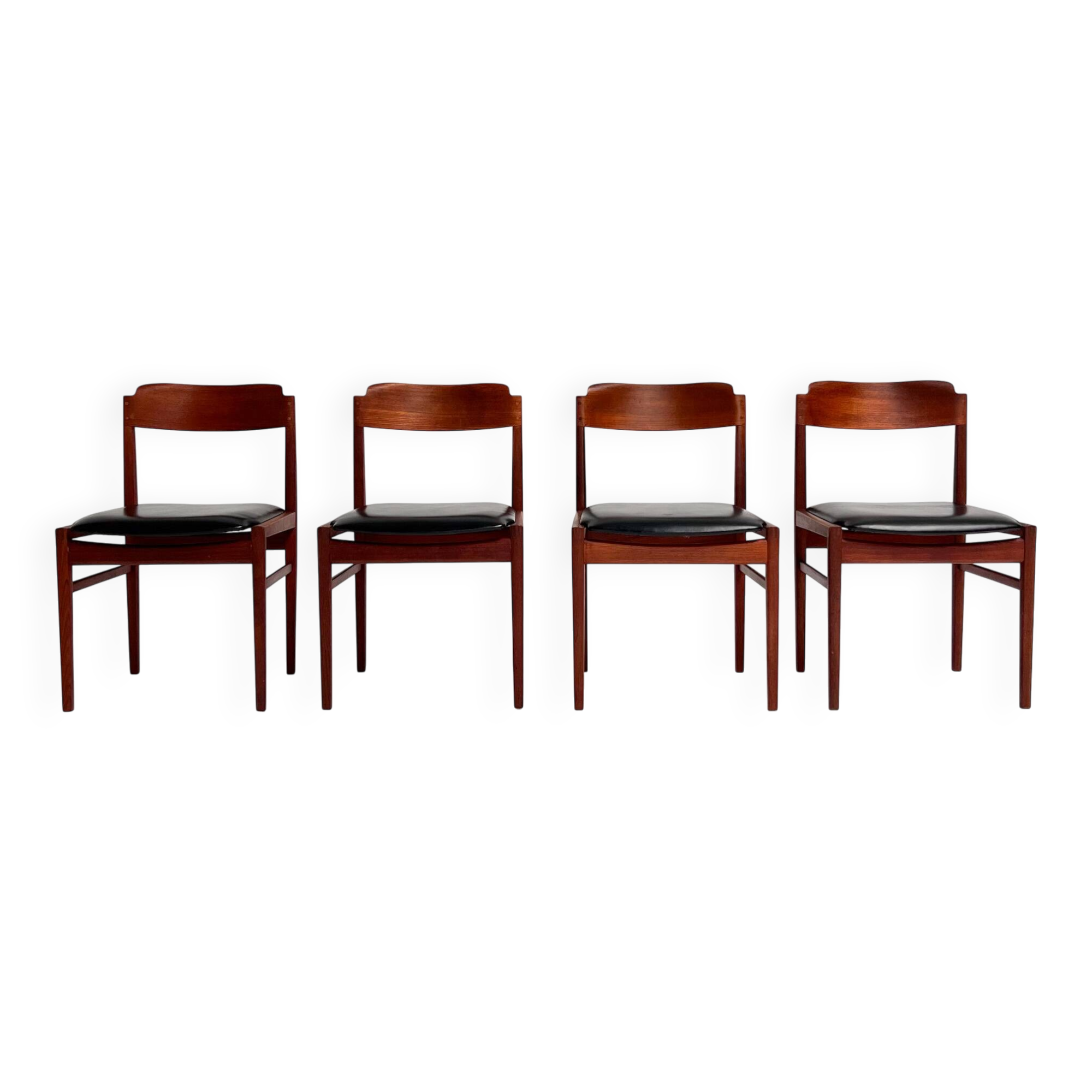 Set Mid Century Danish dining chairs attributed to Korup Mobelfabrik, 1960s