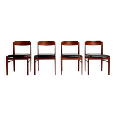 Set Mid Century Danish dining chairs attributed to Korup Mobelfabrik, 1960s