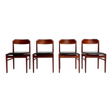 Set Mid Century Danish dining chairs attributed to Korup Mobelfabrik, 1960s