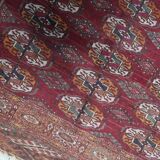 Tapis vintage ouzbek Boukhara fait main 128 cm x 183 cm années 1920