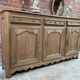 Bleached solid oak sideboard / buffet cabinet – 204 cm