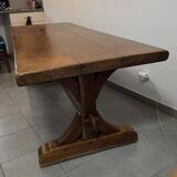 Solid wood table