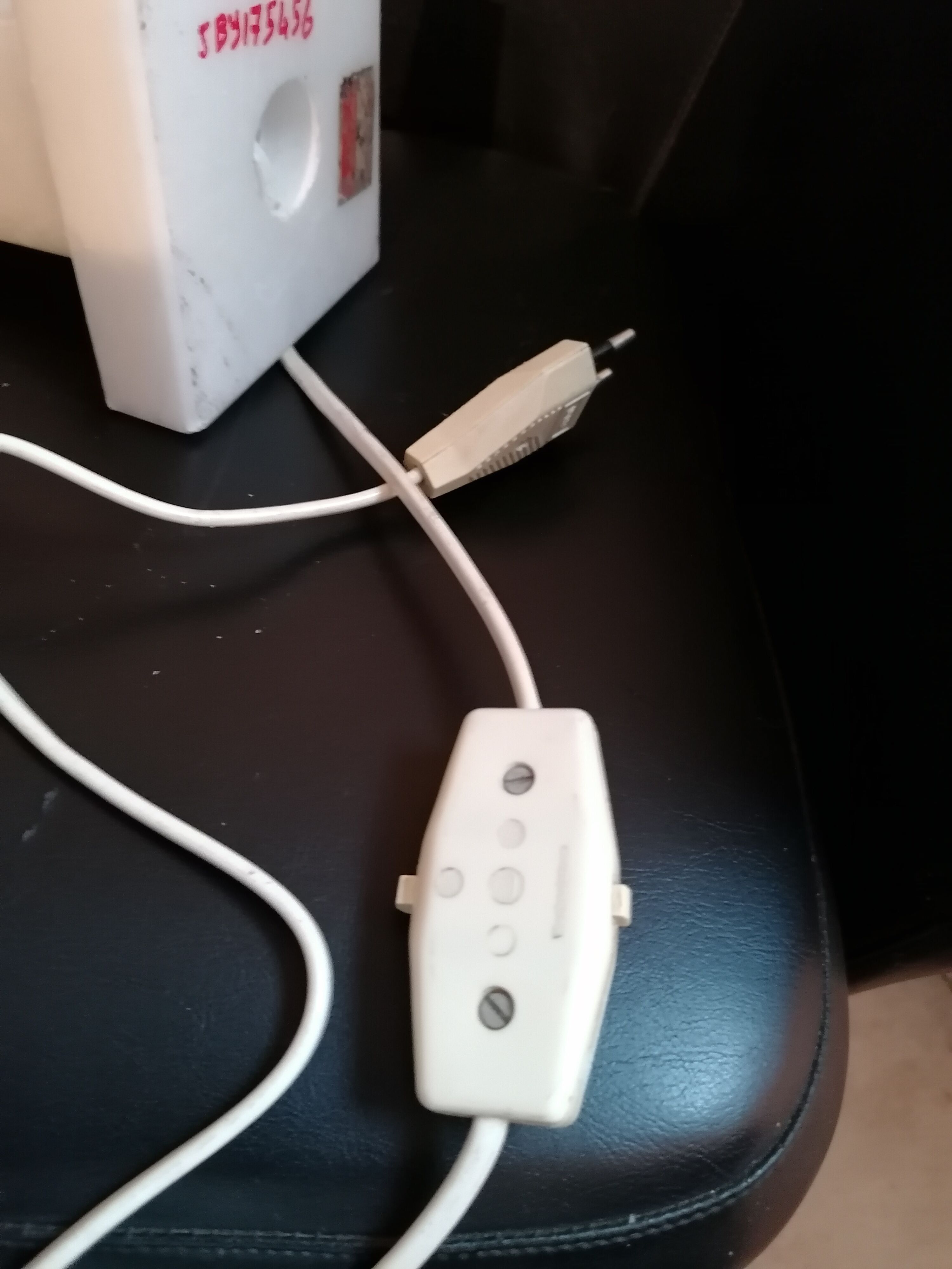 Modernist marble lamp foot art deco style