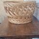 Panier en osier vintage
