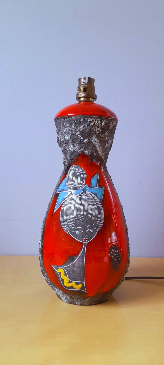 Fat lava 50s lamp base
