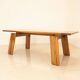 Table "Sapporo" en noyer par Mario Marenco pour Mobil Girgi 70's