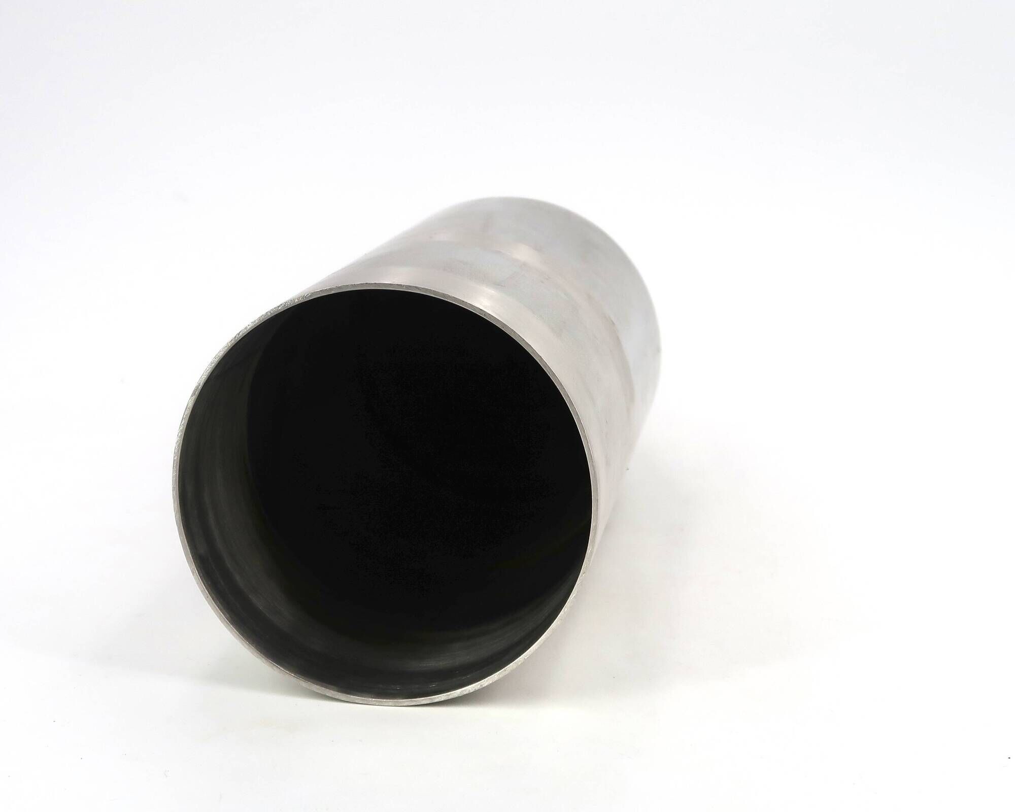 Stainless steel bottle in the style of Philolaos Tloupas.