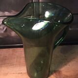 Normandy blown glass cider pitcher