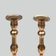 French Candlesticks in Bronze, 1890s, Set of 2