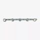 Industrial wall coat rack 5 aluminum hooks