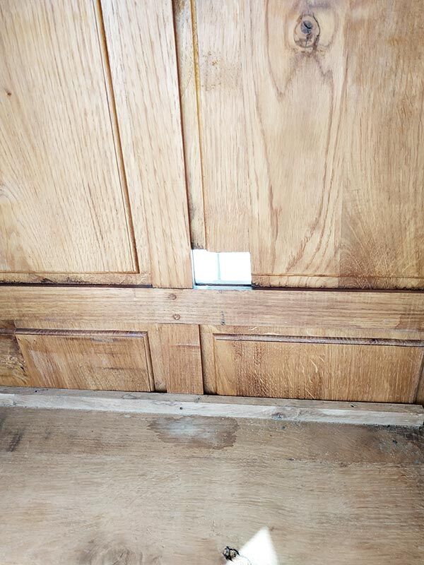 TV furniture with glass window