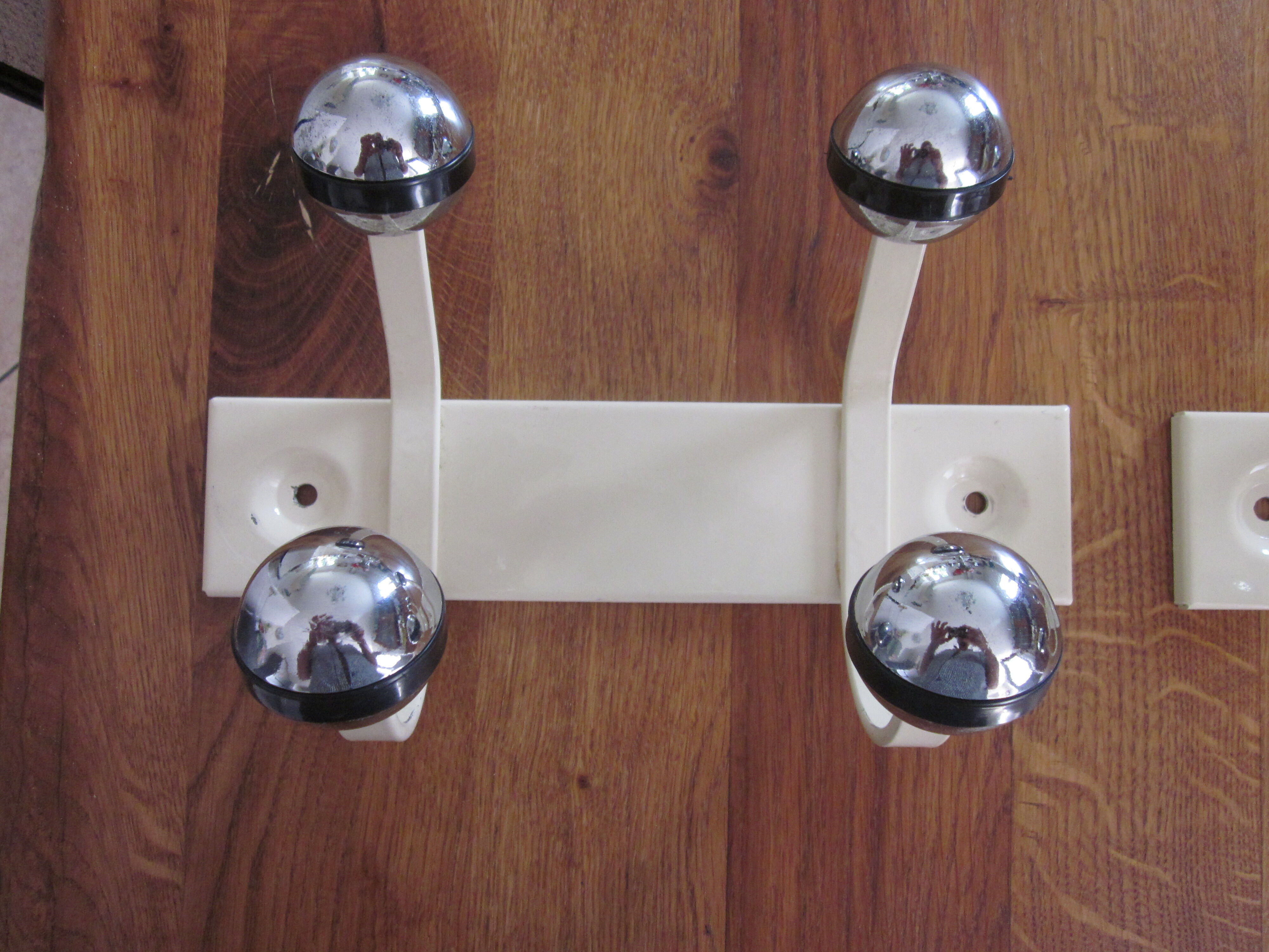 Pair of vintage coat racks