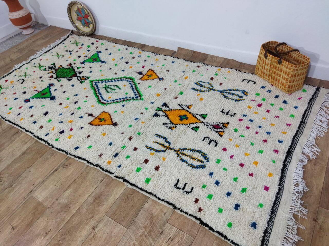 Handmade Moroccan Berber Rug 280 X 140 CM