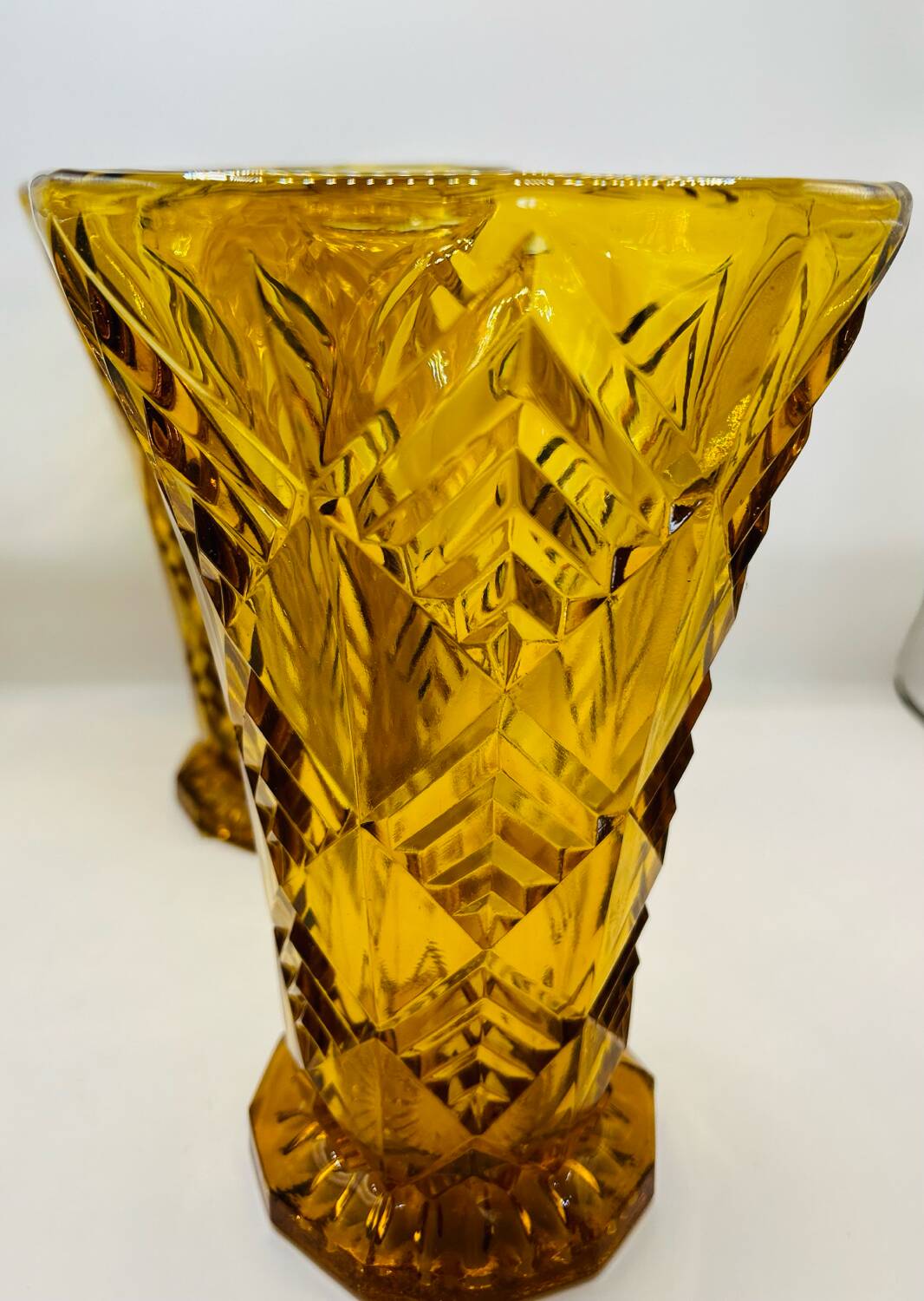 Pair of art deco vases