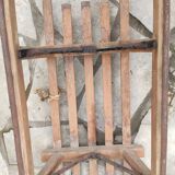 Ancienne luge en bois vintage