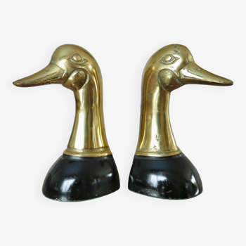 Brass bookend &quot;duck&quot; 60s 70s