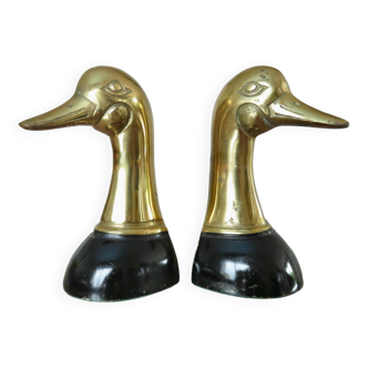 Brass bookend &quot;duck&quot; 60s 70s