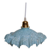 Blue Clichy glass pendant