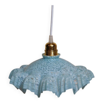 Blue Clichy glass pendant