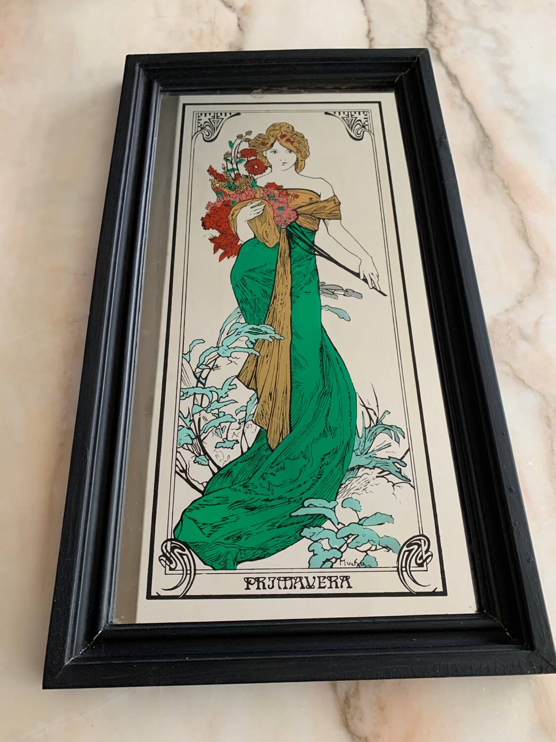 Alphonse Mucha mirrors “The 4 seasons”