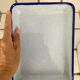 Enamelled sheet metal plate tray