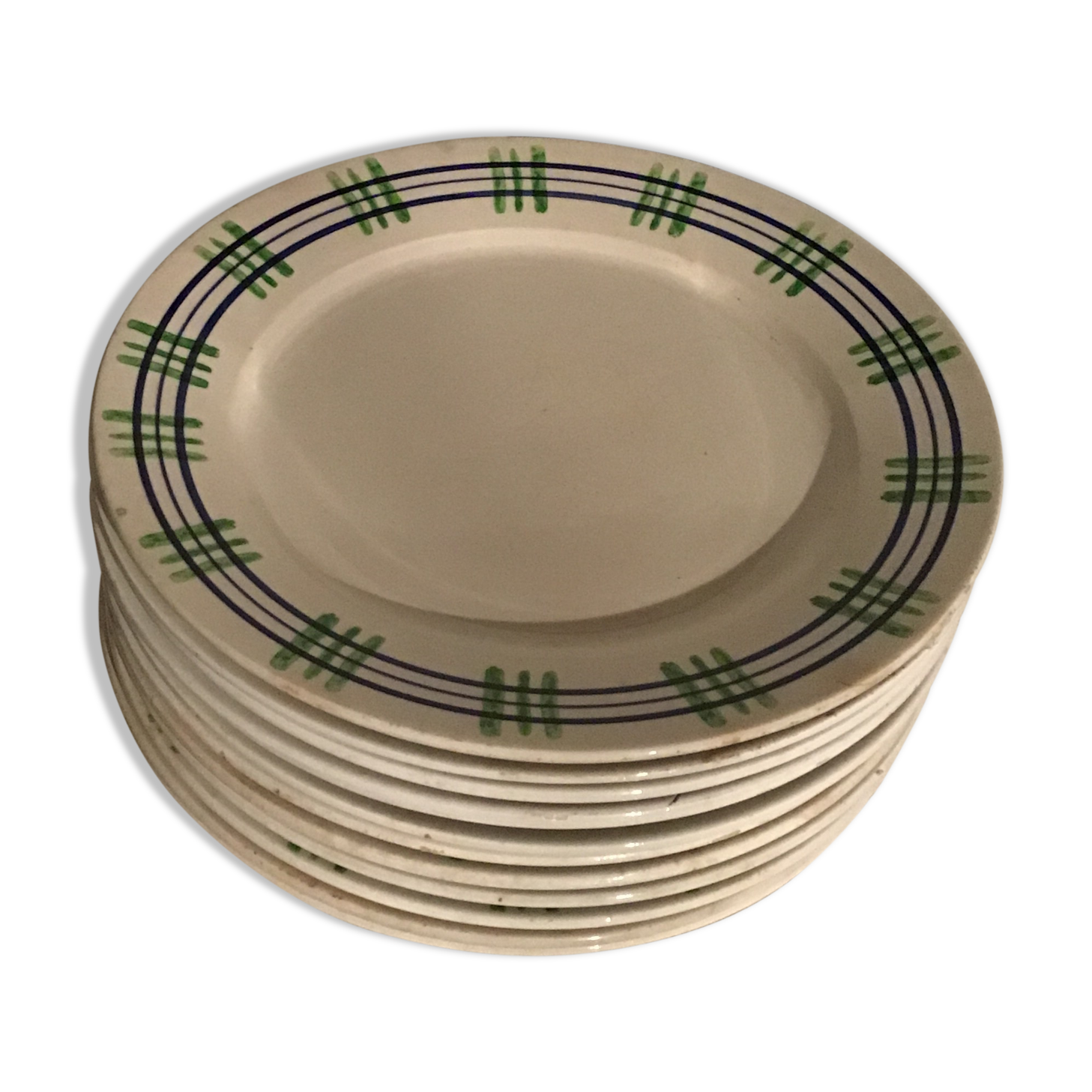 12 plates Sarreguemines Digoin