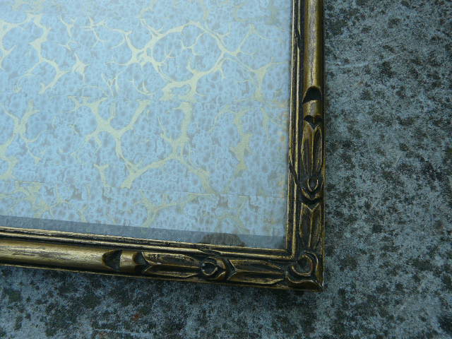 Old wooden frame or photo holder