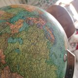 Terrestrial globe old world map