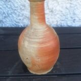 Antique Stoneware Bottle from Puisaye, France, 19th Century