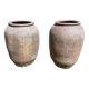 Pair of olive oil jars (or "tinajas"), Spain, 19th century