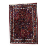 Handmade vintage Persian Hamadan rug 147cm x 203cm 1970s - 1C1167