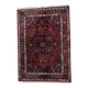 Handmade vintage Persian Hamadan rug 147cm x 203cm 1970s - 1C1167