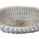Bread basket soft woven wicker
