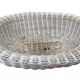 Bread basket soft woven wicker