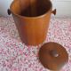 Teak ice bucket, Scandinavian style year 70
