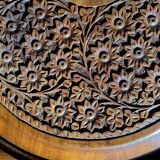 Handcrafted wooden chest with carvings – Pakistan, 1990s
