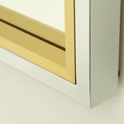 1970s Italian square wall mirror