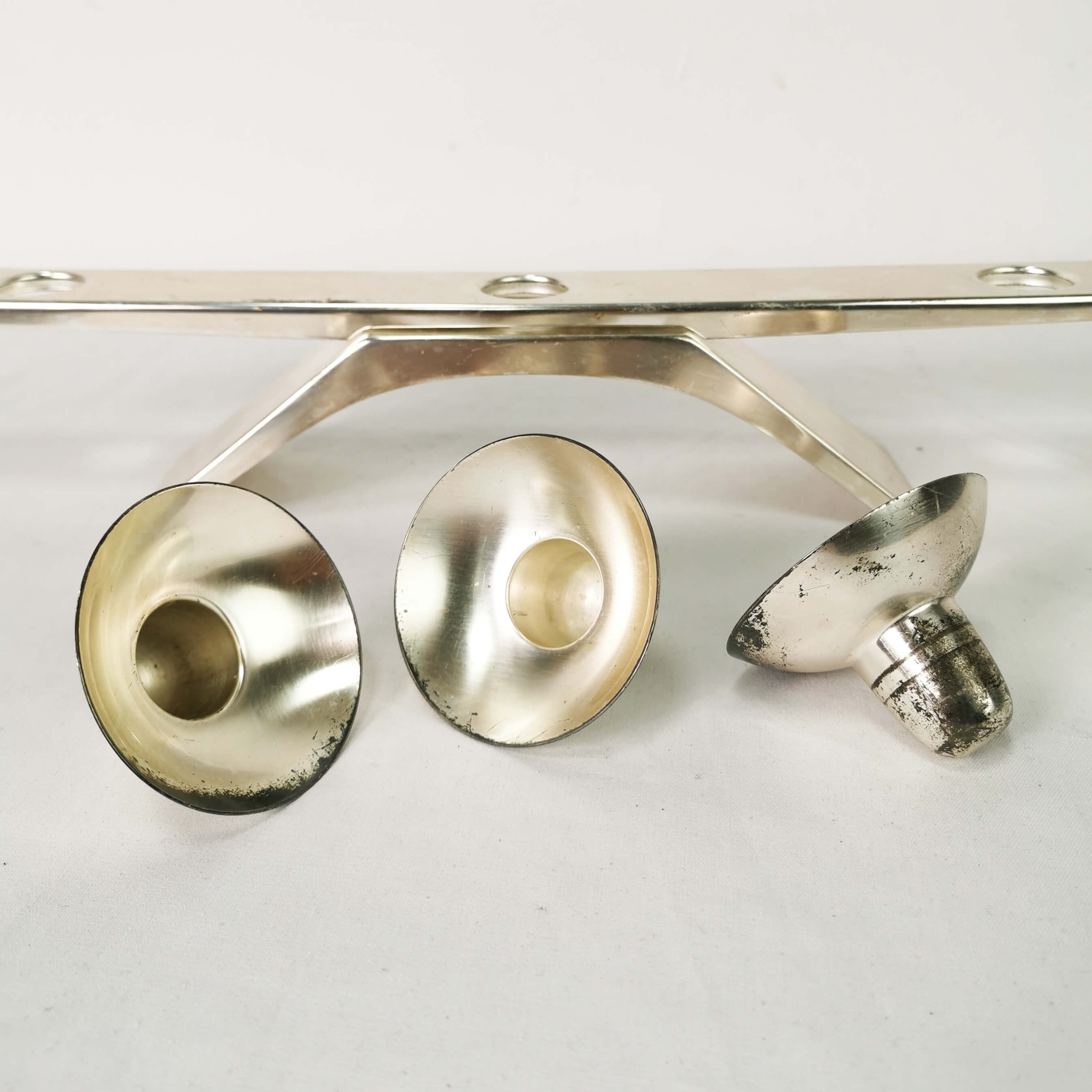 Candlestick, WMF, designed by Kurt Radke, 1960s