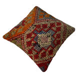 Housse de coussin Kilim turc, 40 x 40 cm