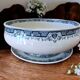 Antique footed bowl in Saint-Amand earthenware (Nord)
