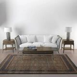 Blue and beige Persian rug ANNA