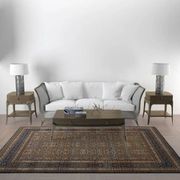 Tapis persan bleu et beige ANNA