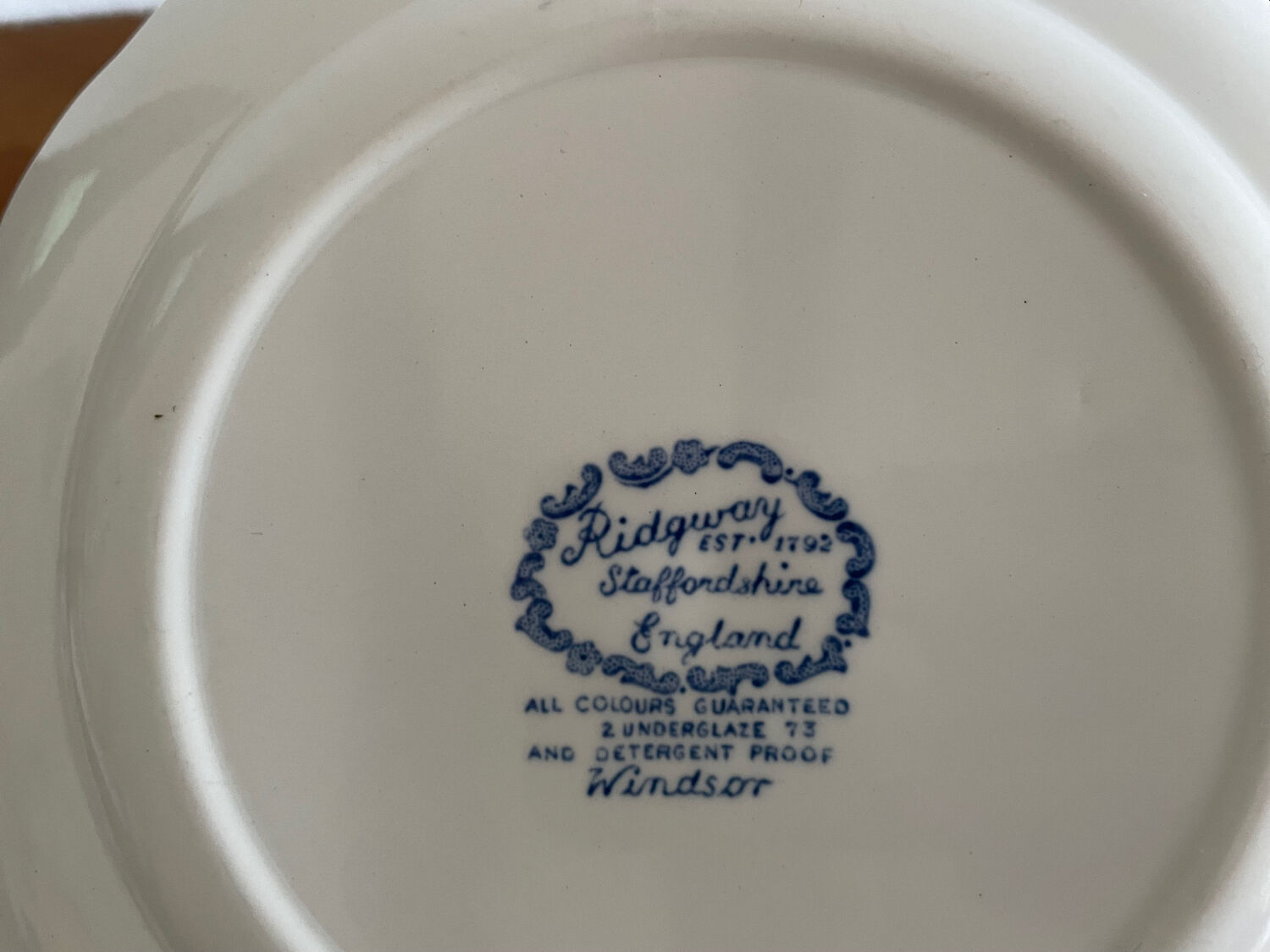 Lot d’assiettes Ridgway Windsor