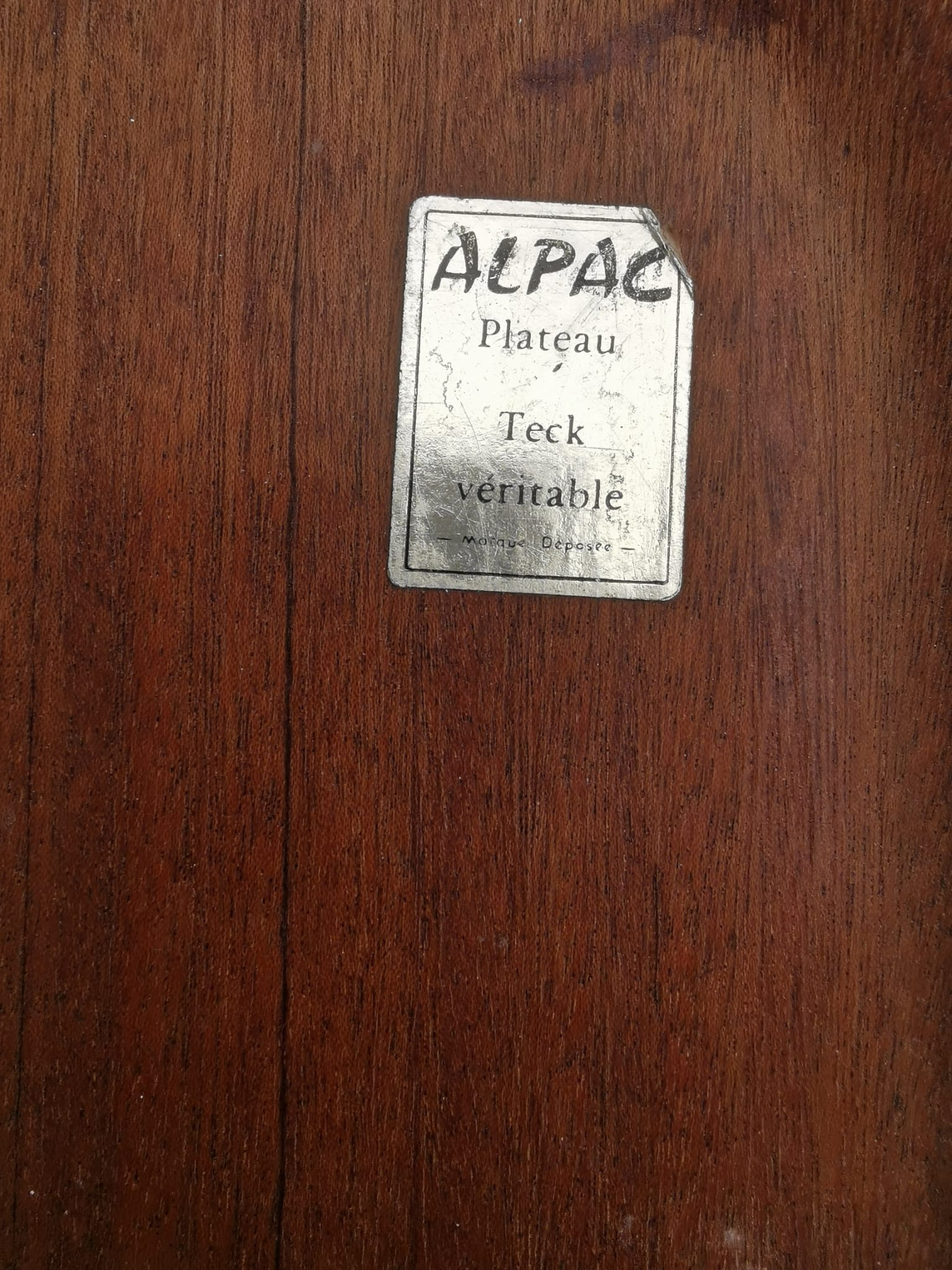 Vintage Scandinavian top in Alpac teak