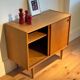 Enfilade scandinave vintage en chêne doré "Anna"