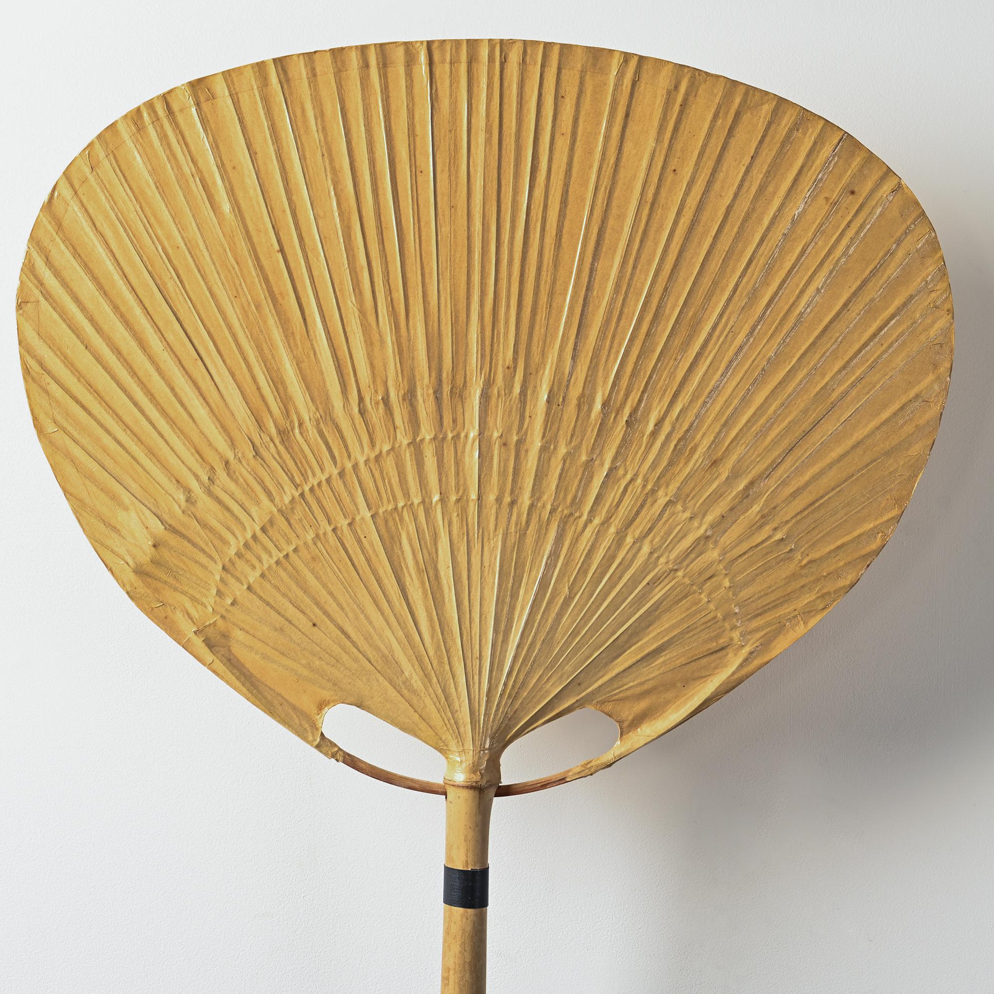 Pair of Uchiwa II wall lights by Ingo Maurer, Design M 1973